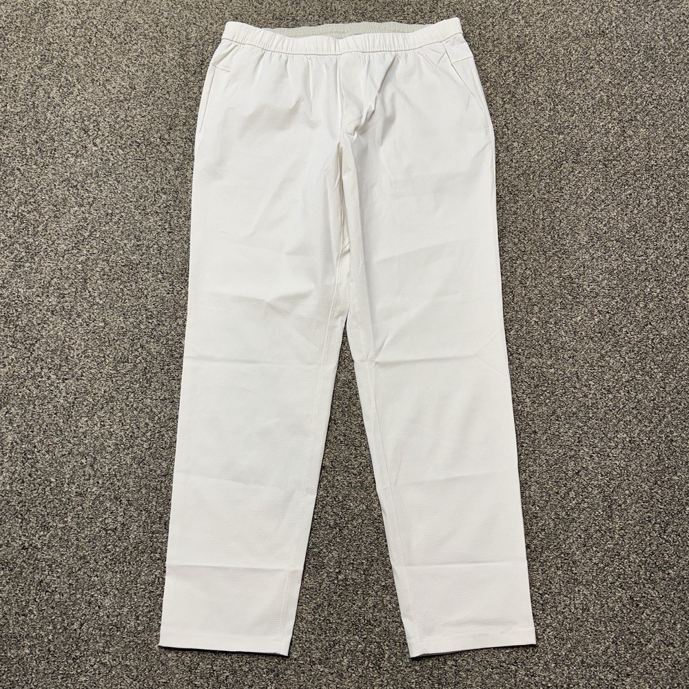 Lululmeon ABC Wovenair Slim Pull On Pants #LM5BKXS Cream XL Golf Ventlight